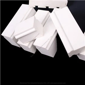 Alumina keramisk lige foring mursten