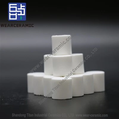 Hvid alumina keramisk cylinder